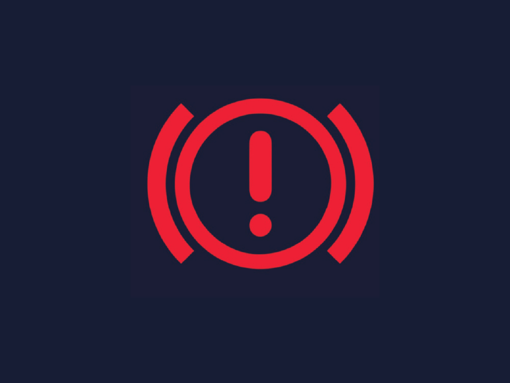 parking brake dash warning light